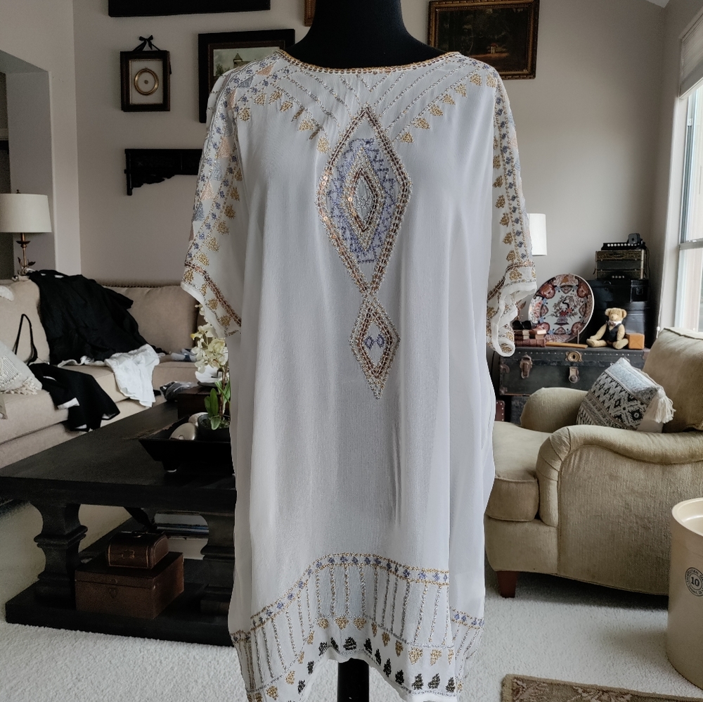 Beach Cover Boho Pool Dress M